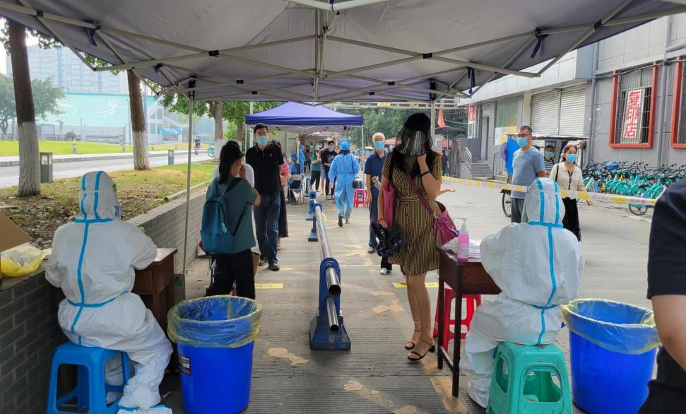 说明: 9.10竹林村核酸检测电